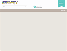 Tablet Screenshot of gayaway.nl